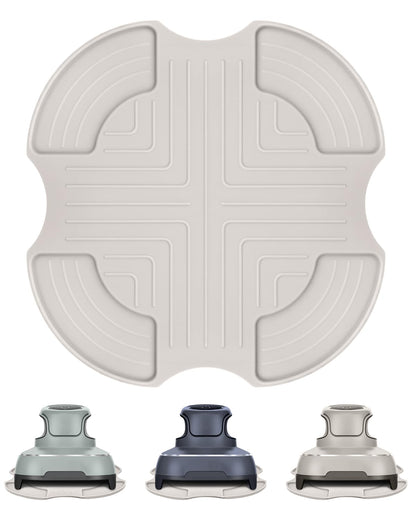 Silicone Heat-Resistant Mat for Ninja Crispi Glass Air Fryer | Reusable Fireproof Heat Resistance Hot Pad | Anti-Slip Kitchen Countertop Protector | Compatible with FN101GY/FN101SG/FN101ST, Blue