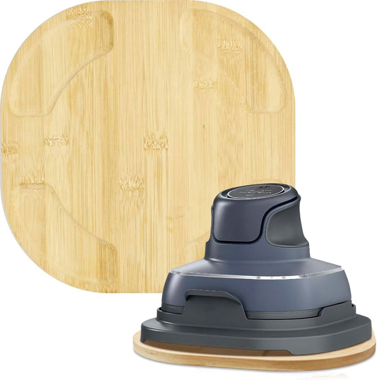 Piemow Heat-Resistant Bamboo Trivet for Air Fryers Non-Slip Countertop Protector, Essential Kitchen Gift for Housewives & Househusbands
