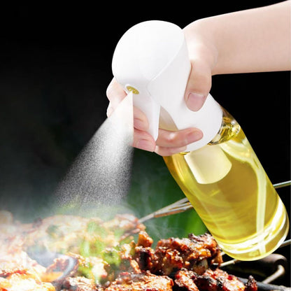 Oil Sprayer for Cooking- 200ml Glass Olive Oil Sprayer Mister, Olive Oil Spray Bottle, Kitchen Gadgets Accessories for Air Fryer, Canola Oil Spritzer, Widely Used for Salad Making, Baking, Frying,BBQ