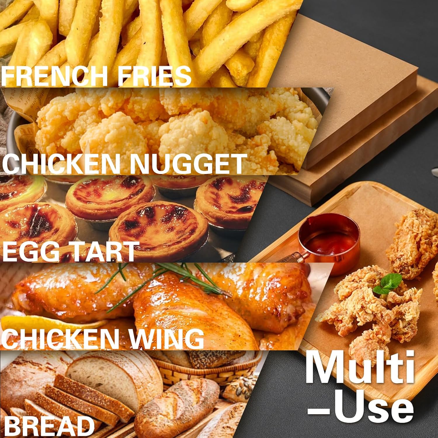 260pcs Air Fryer Liners disposable for Ninja Crispi, Parchment Paper Sheets Air Fryer Accessories for Ninja Glass Portable Cooking System
